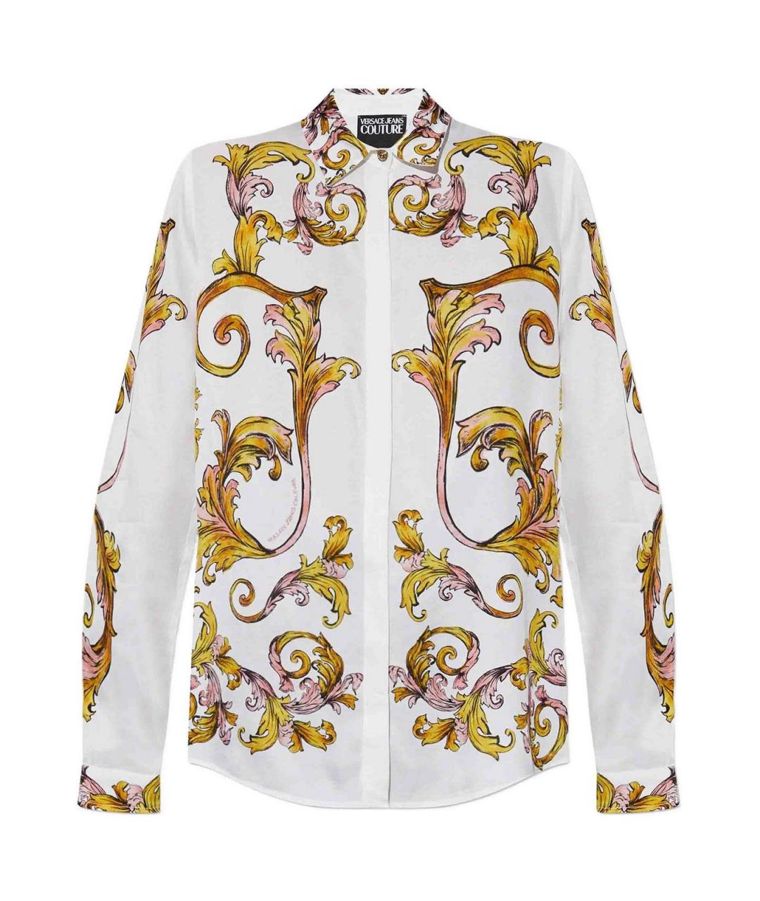 VERSACE JEANS COUTURE Белая вискозная рубашка, фото 1
