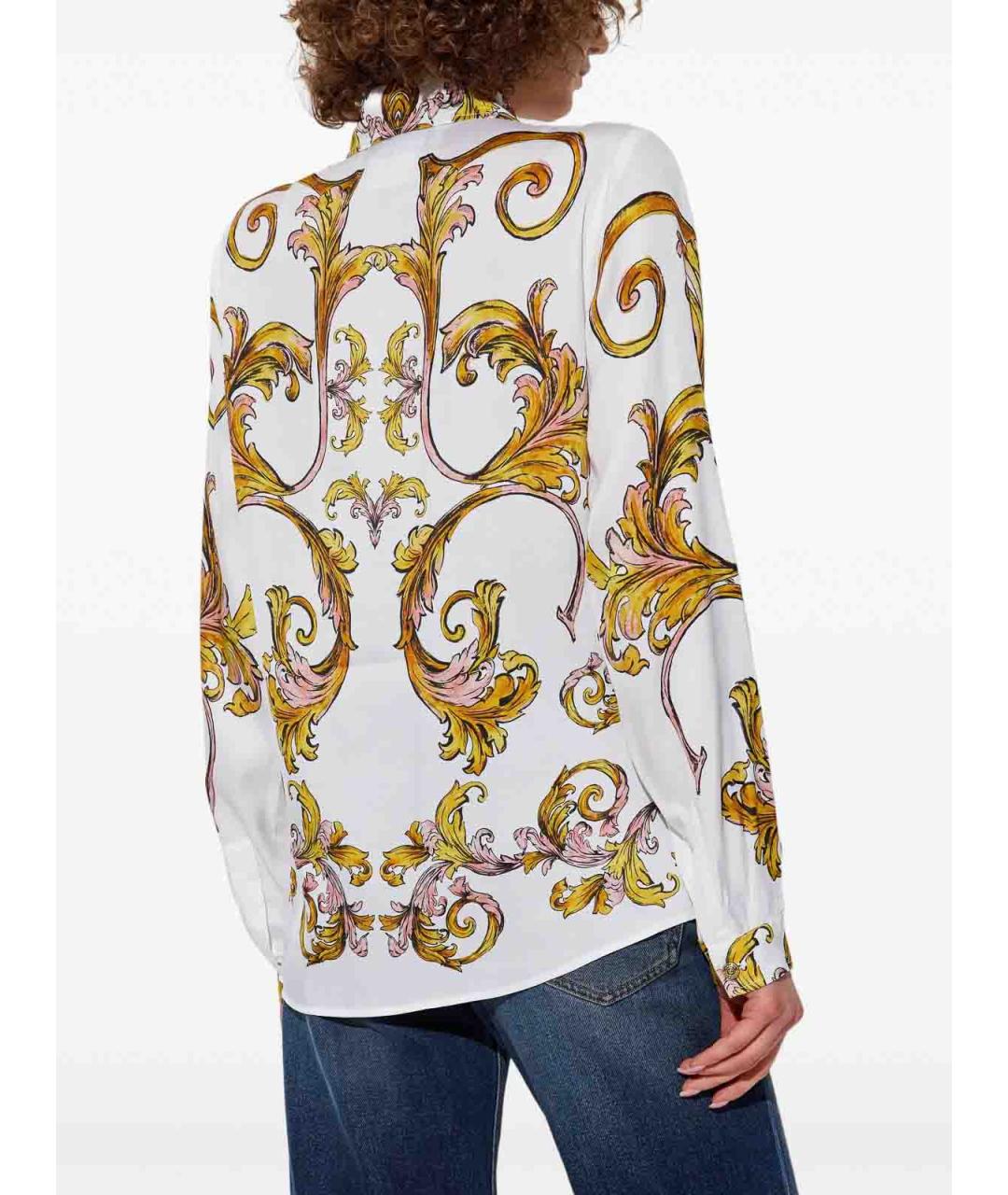 VERSACE JEANS COUTURE Белая вискозная рубашка, фото 4