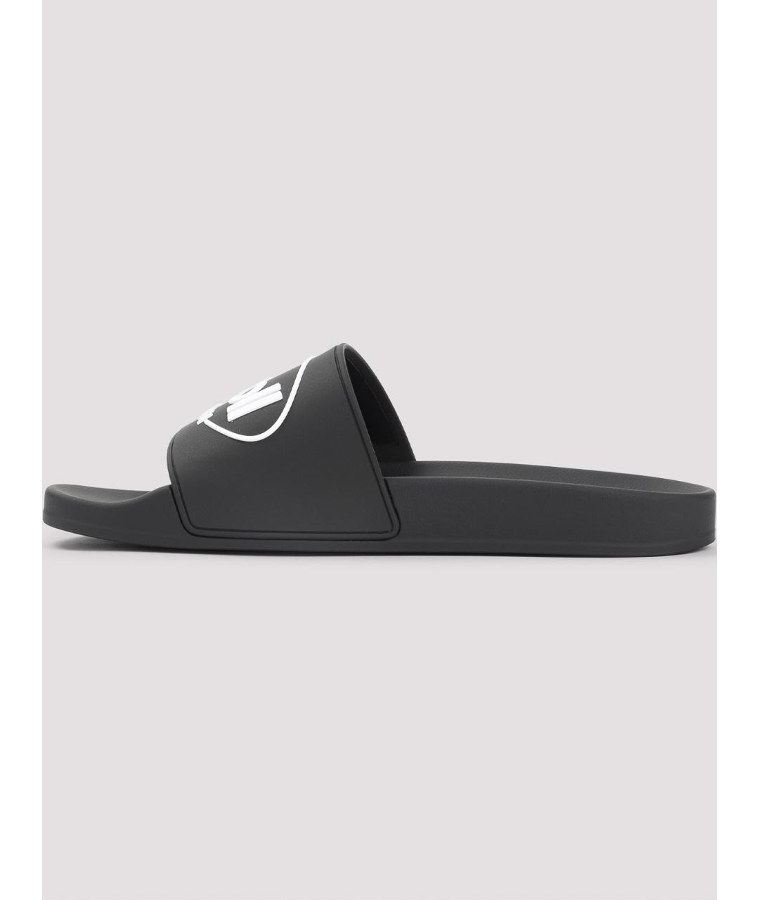 BALENCIAGA Черные шлепанцы, фото 3