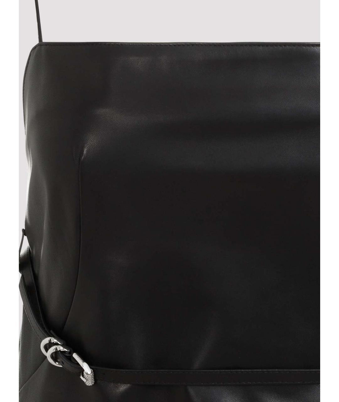 GIVENCHY Черное кожаное коктейльное платье, фото 4