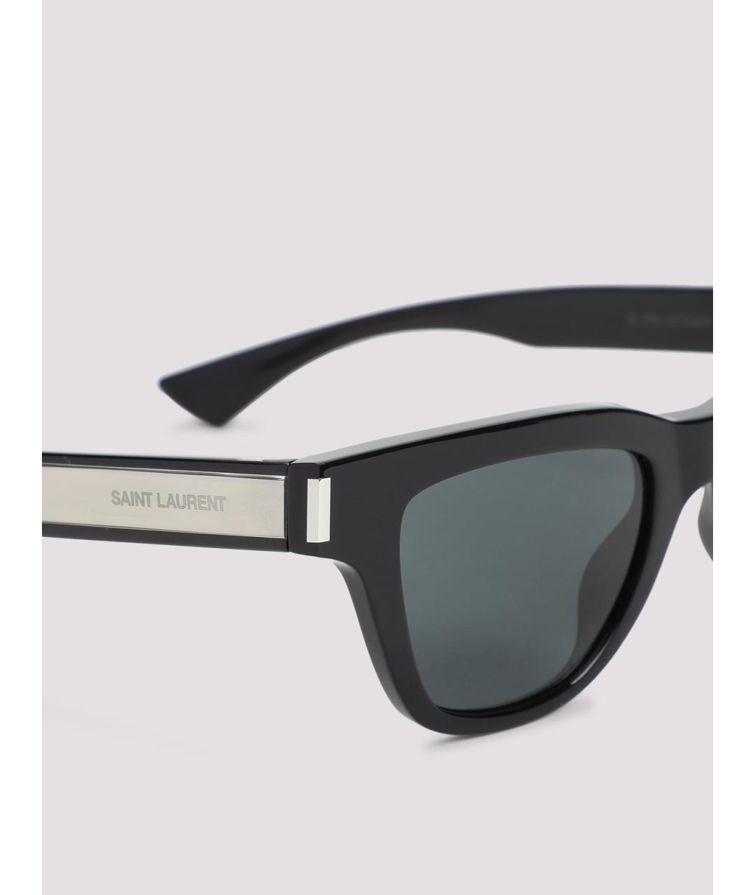 SAINT LAURENT Черные солнцезащитные очки, фото 3