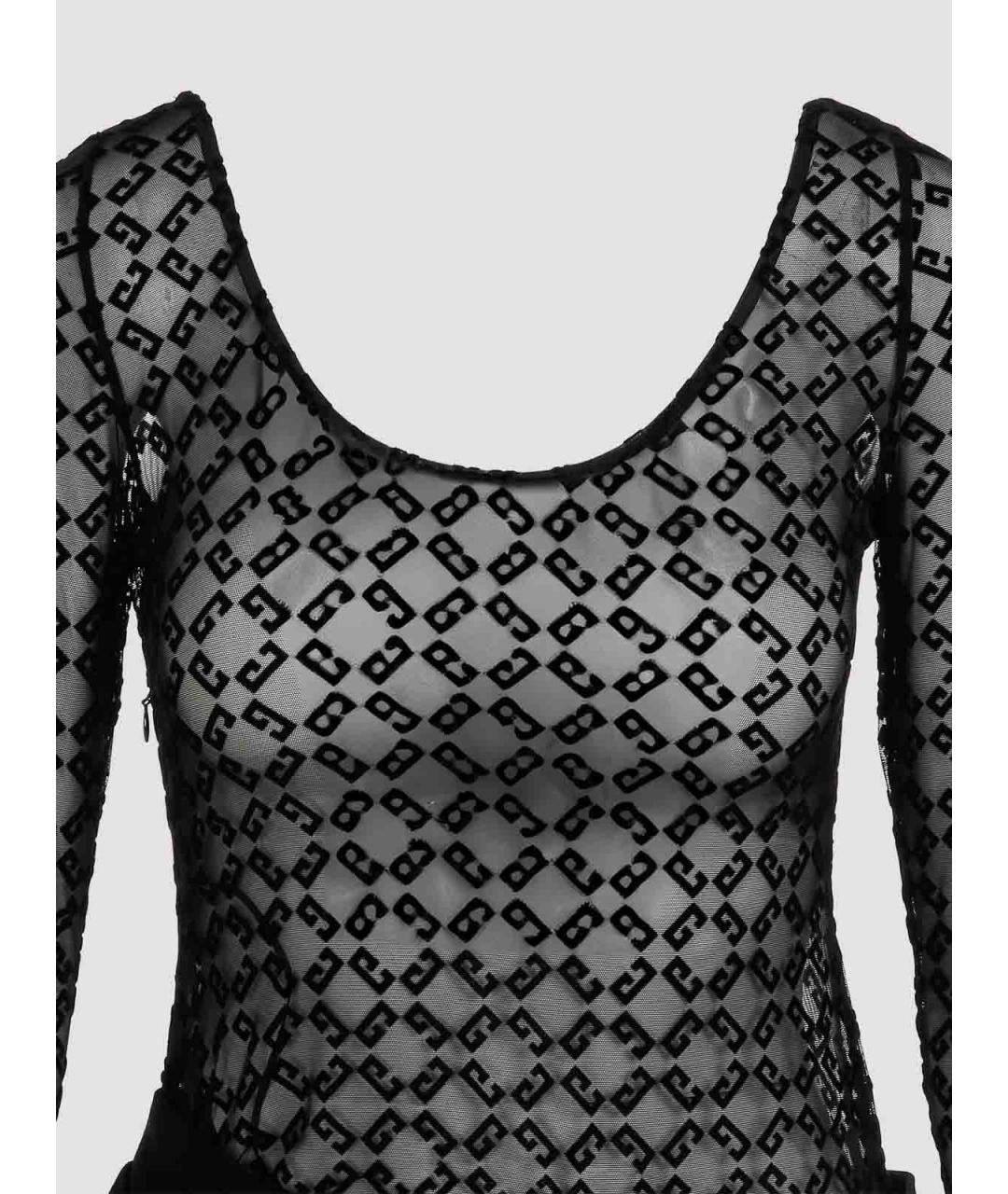 GIVENCHY Черное вискозное коктейльное платье, фото 3