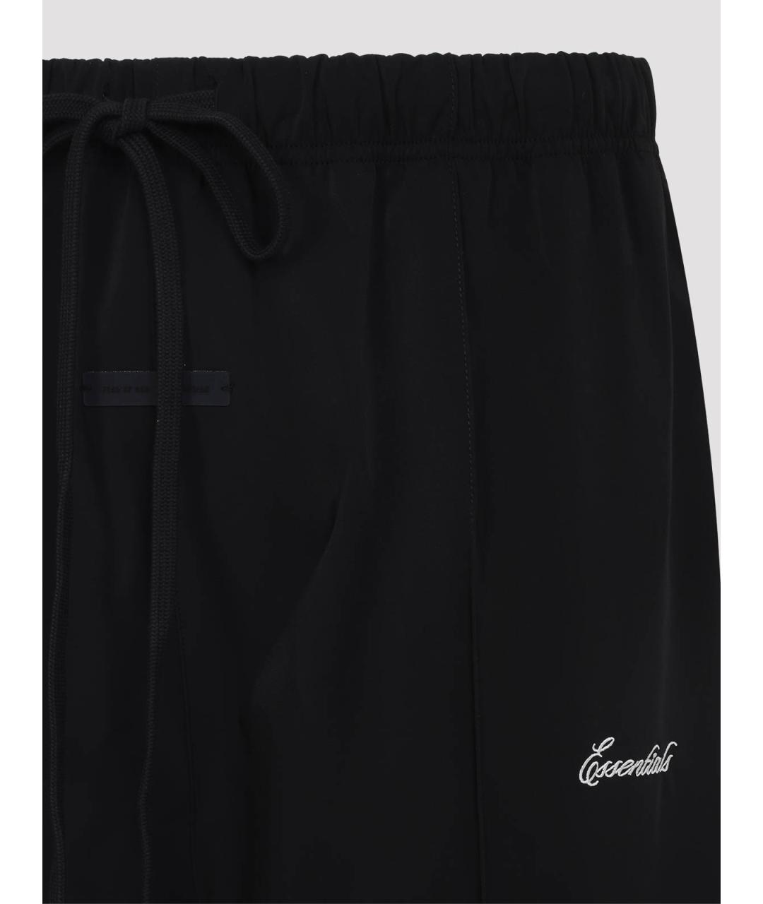 FEAR OF GOD Черные нейлоновые повседневные брюки, фото 3