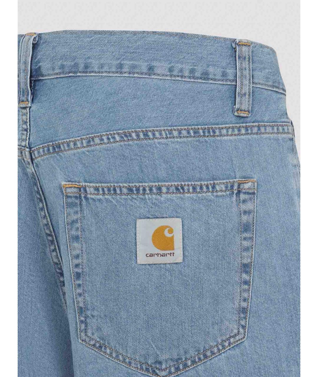 CARHARTT Синие хлопковые джинсы, фото 3