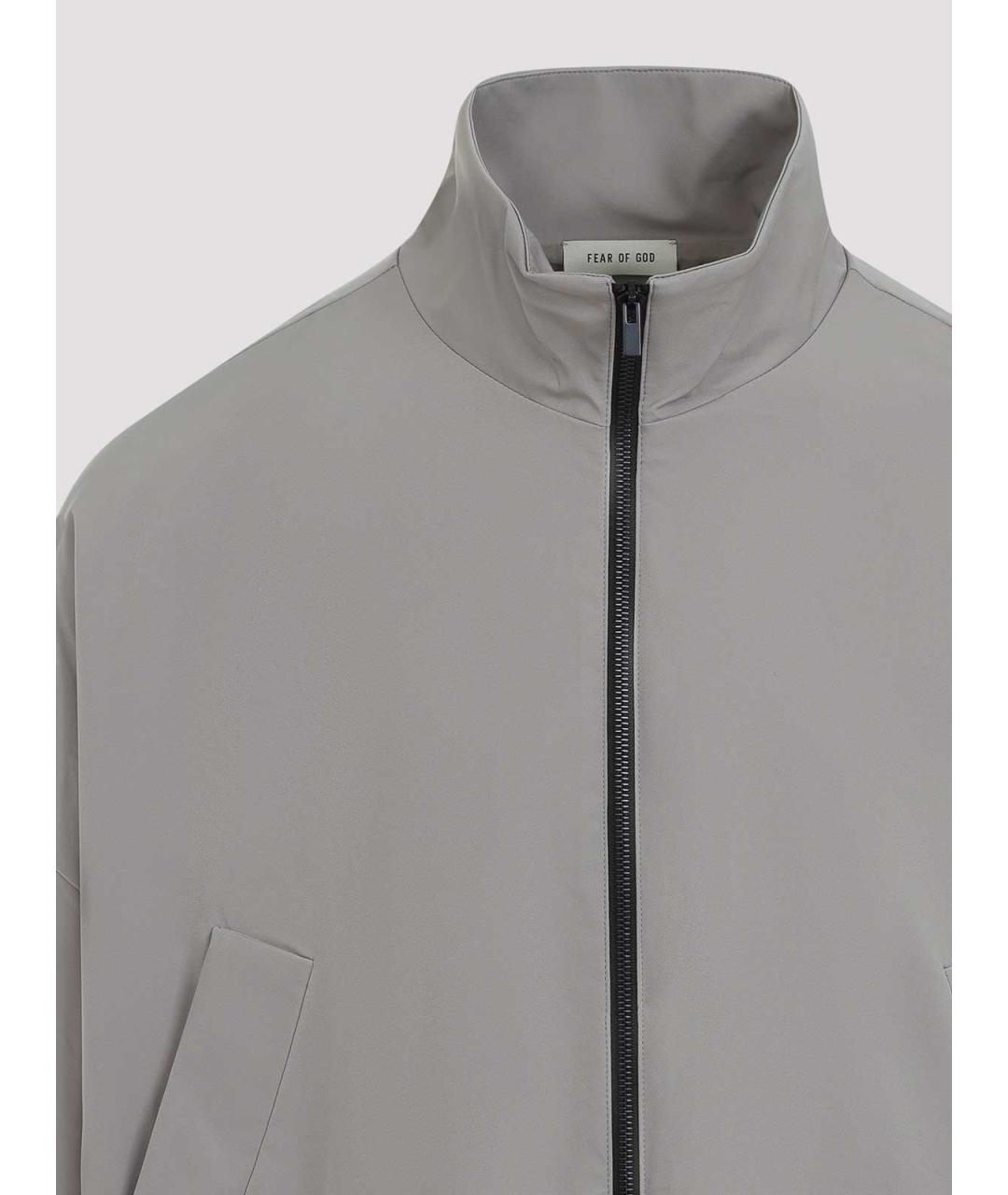 FEAR OF GOD Серая полиамидовая куртка, фото 4