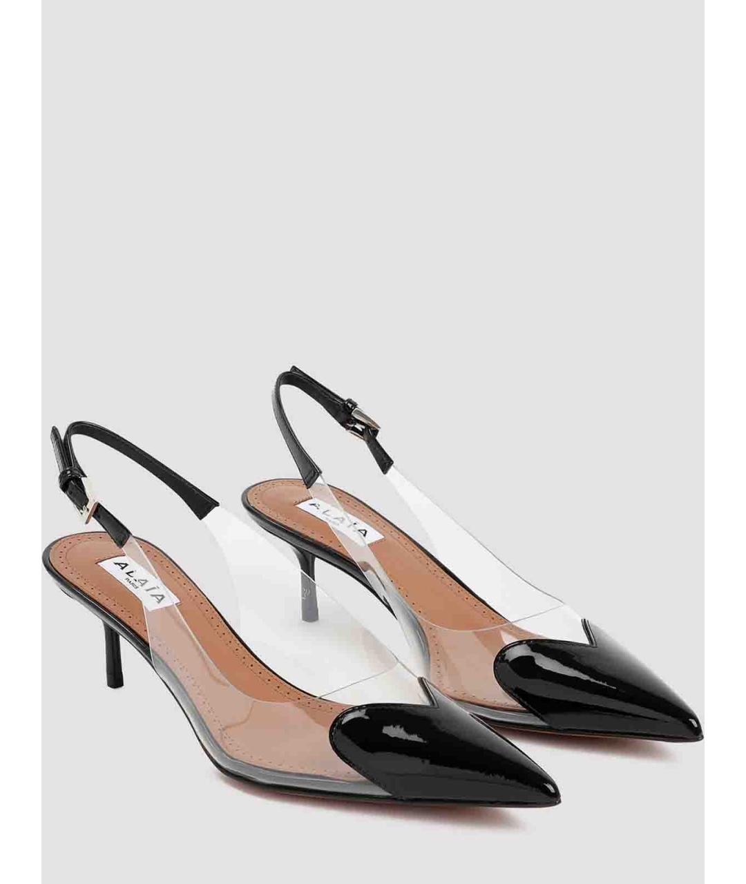 ALAIA Черные кожаные туфли, фото 2