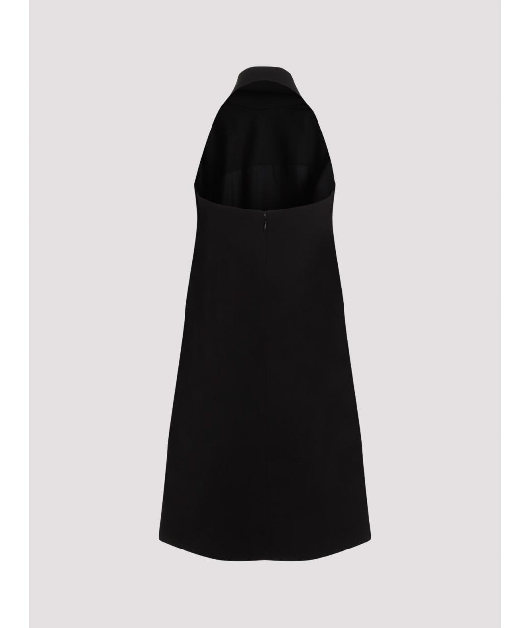 BALENCIAGA Черное шерстяное платье, фото 2