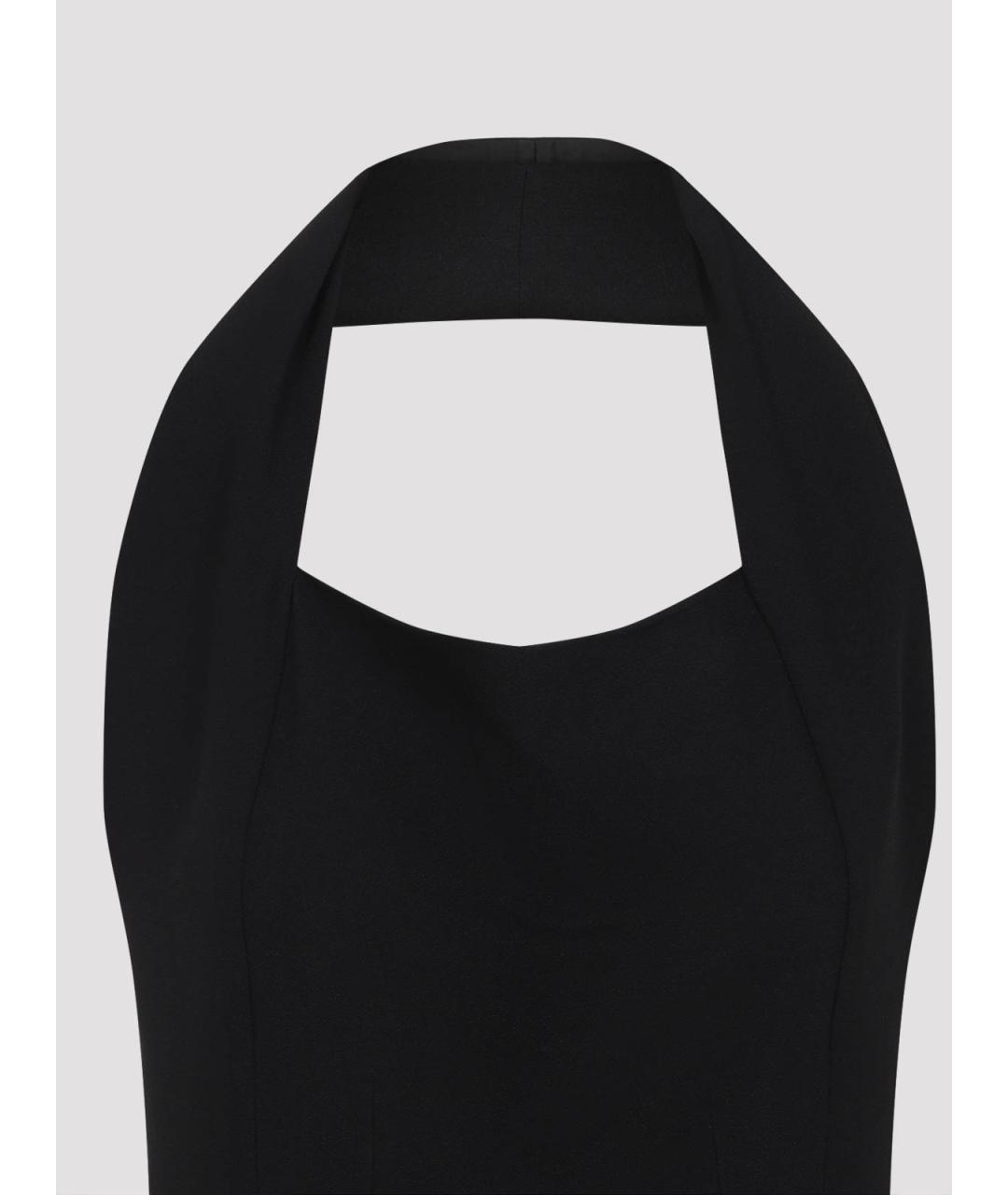 Carven Черное вискозное платье, фото 3