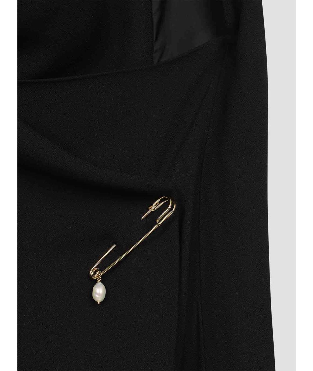 Carven Черное вискозное платье, фото 4