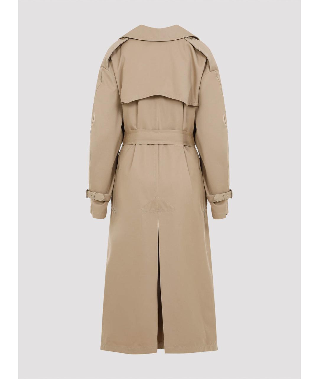 MOSCHINO Бежевая полиэстеровая куртка, фото 2