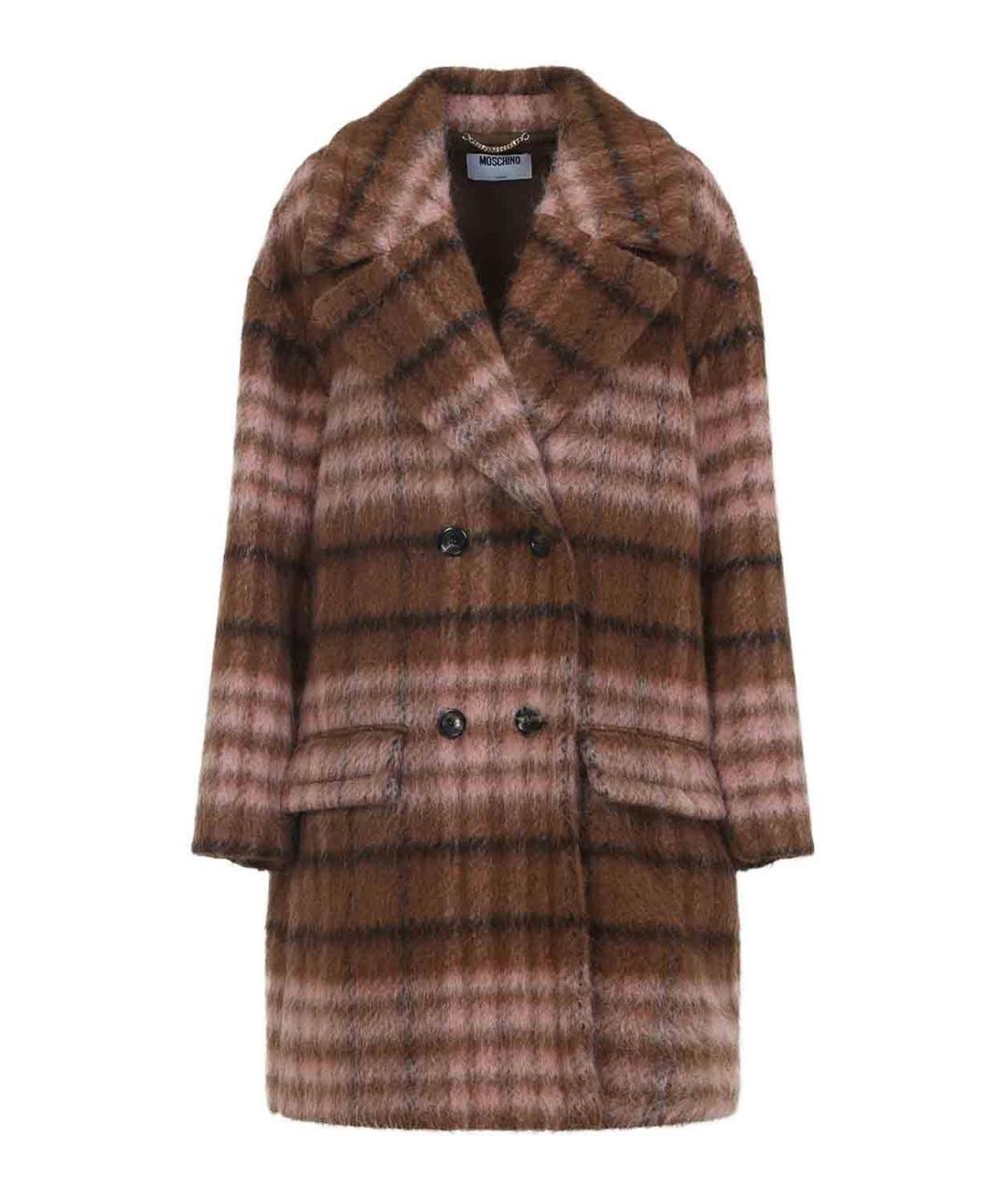 MOSCHINO Коричневая полиэстеровая куртка, фото 1