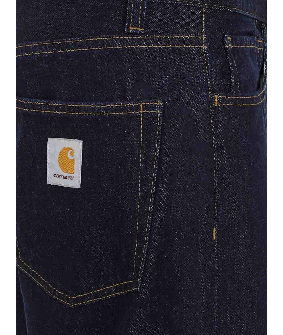 CARHARTT Синие хлопковые повседневные брюки, фото 4