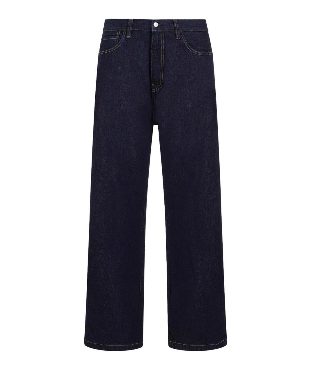 CARHARTT Синие хлопковые повседневные брюки, фото 1