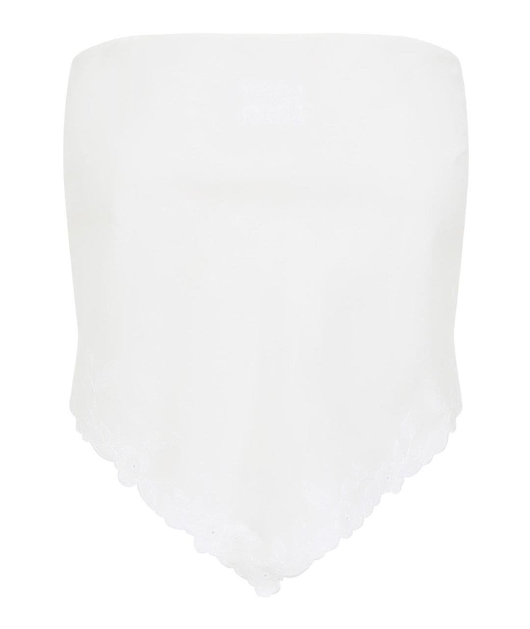 MIU MIU Бежевая хлопковая майка, фото 1
