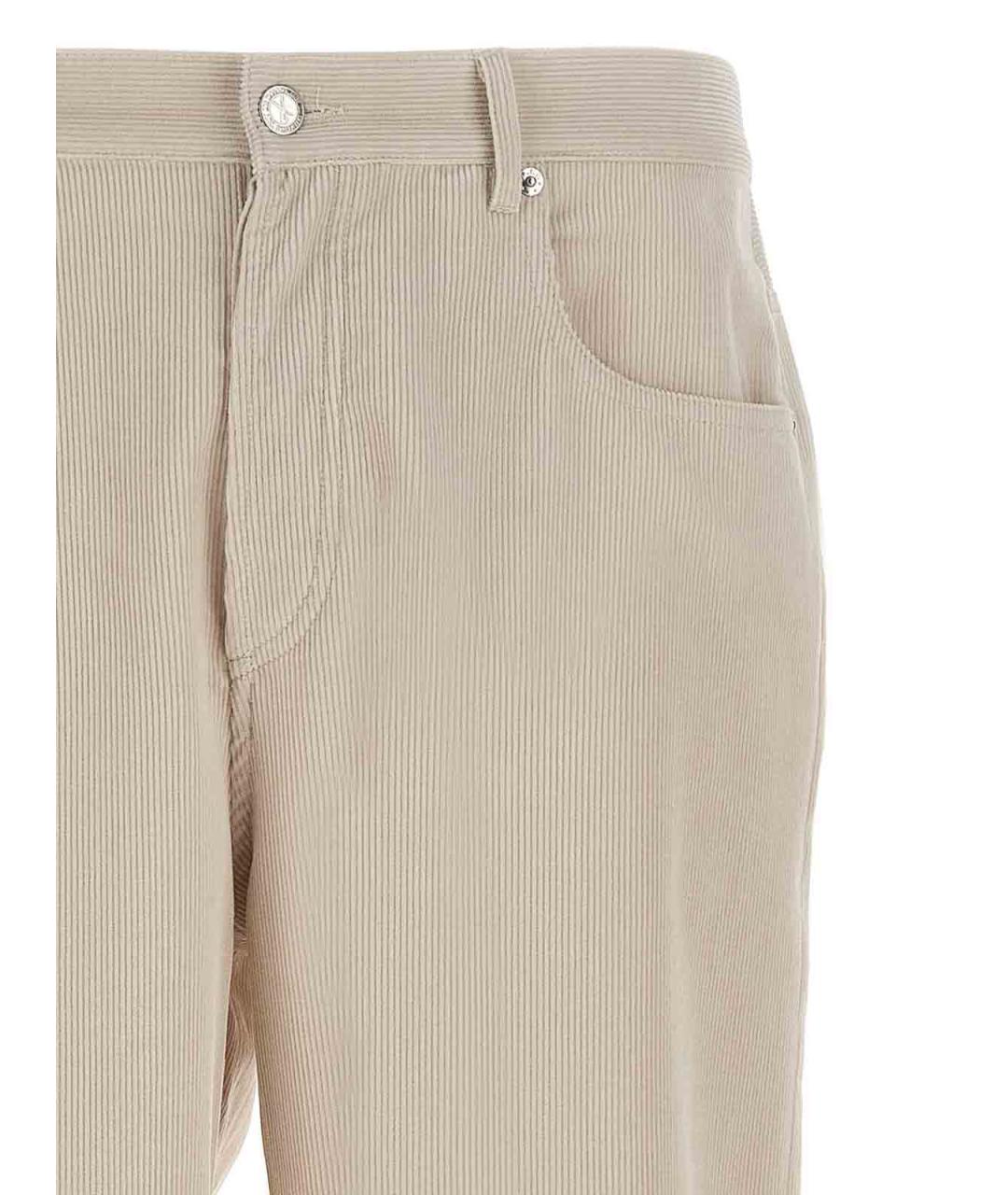 A.P.C. Белые хлопковые повседневные брюки, фото 3