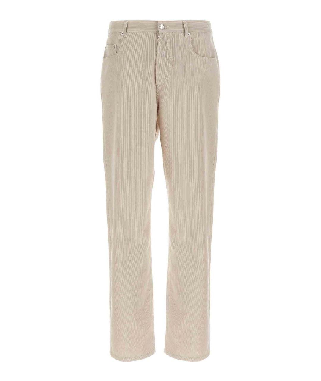 A.P.C. Белые хлопковые повседневные брюки, фото 1