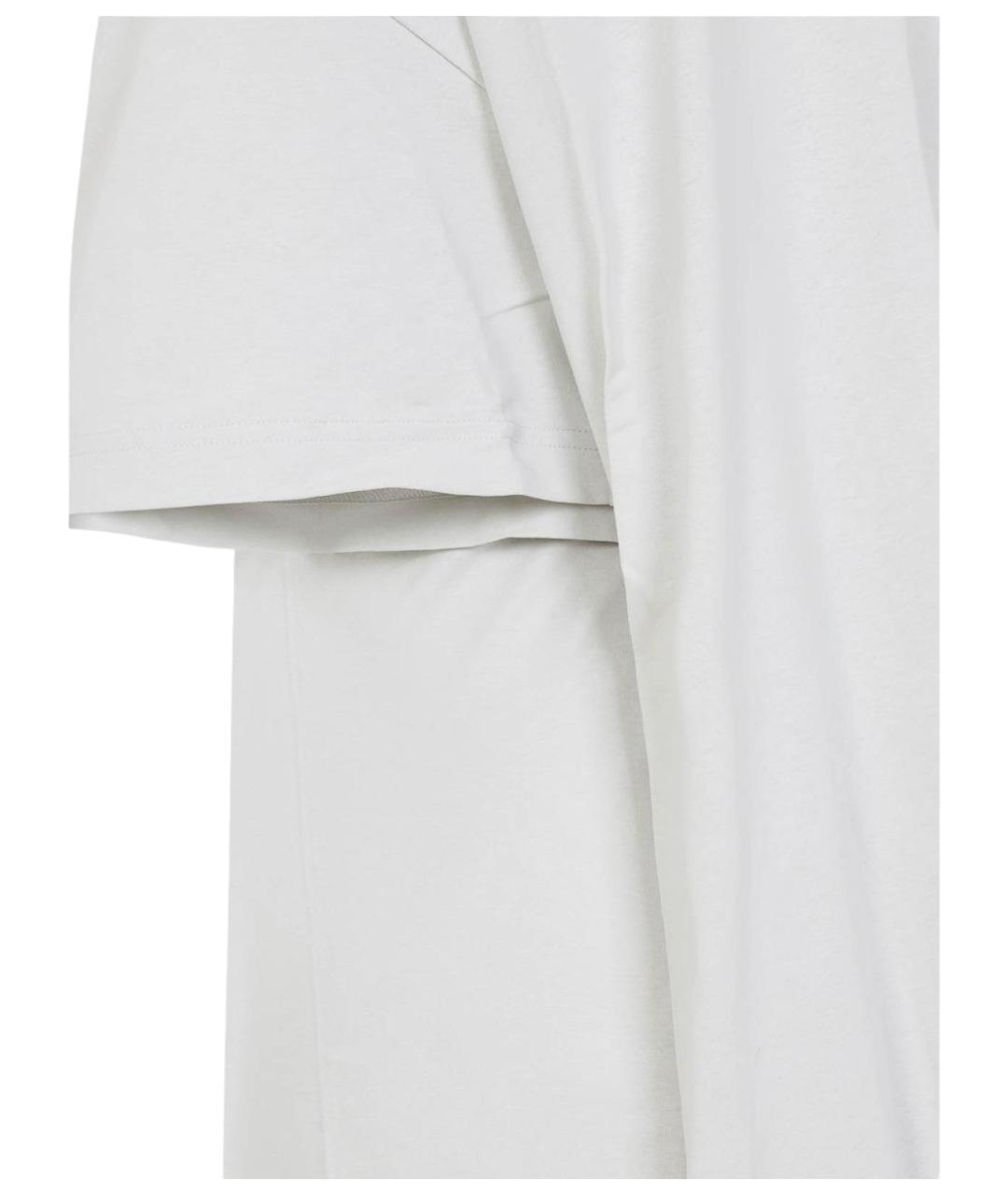 BALENCIAGA Белое хлопковое повседневное платье, фото 4