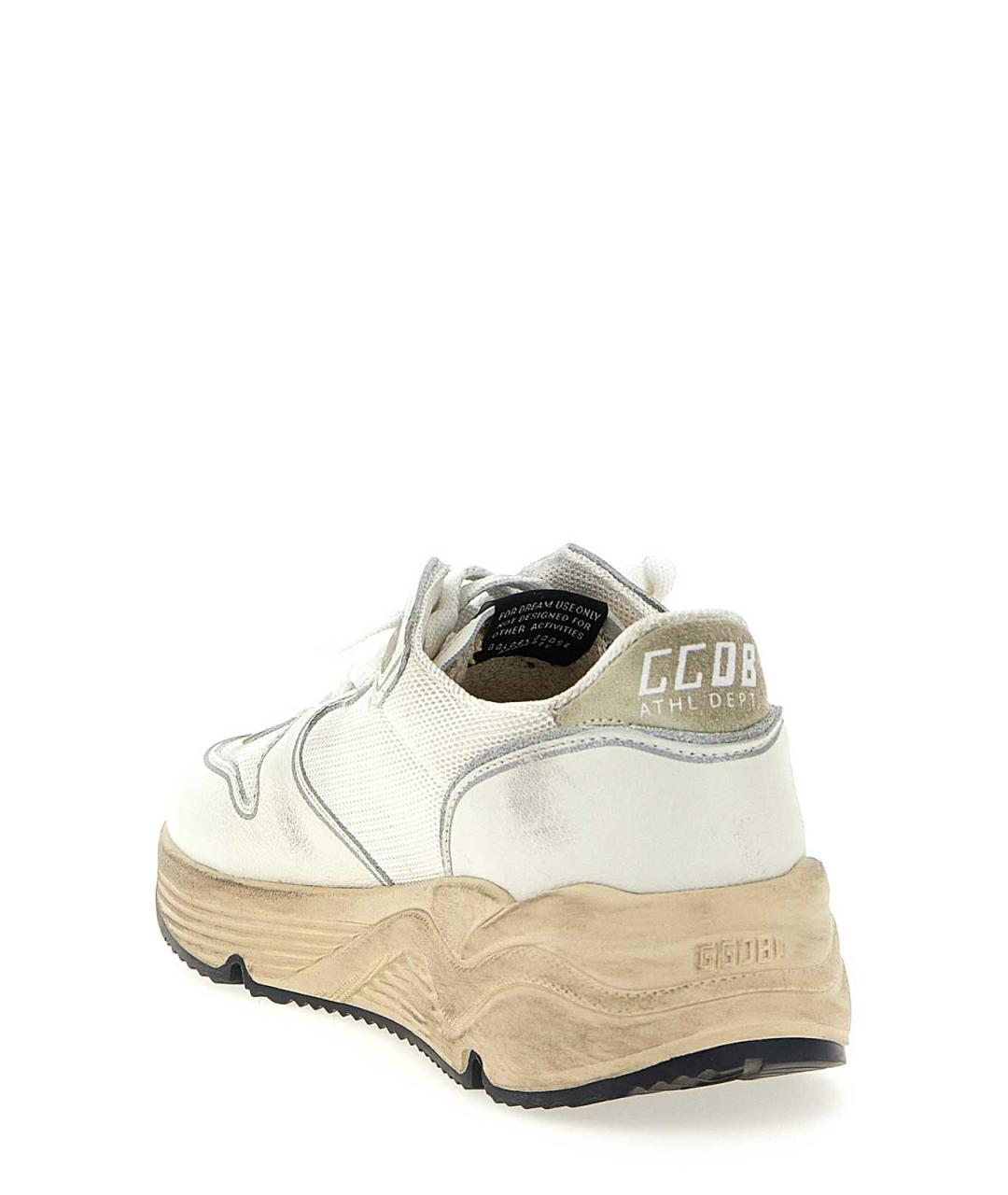 GOLDEN GOOSE Белые кожаные кроссовки, фото 3