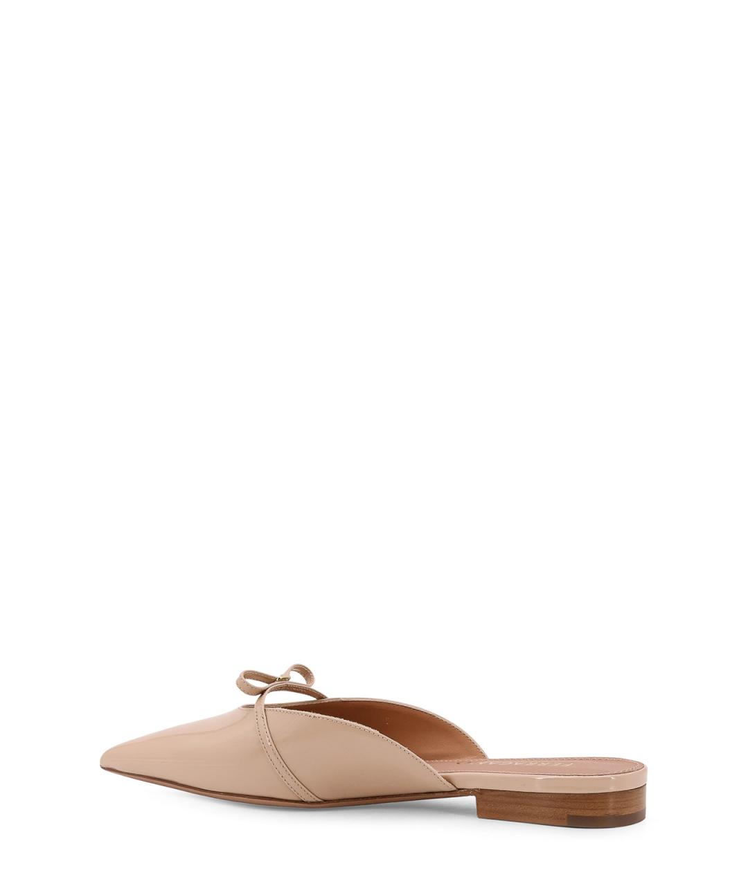 FERRAGAMO Бежевые кожаные мюли, фото 3