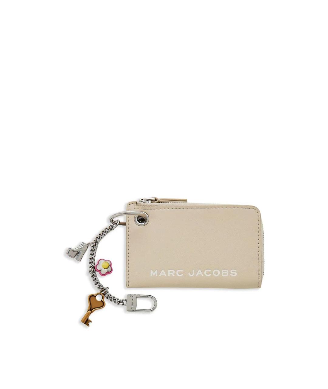 MARC JACOBS Серый кожаный кошелек, фото 1
