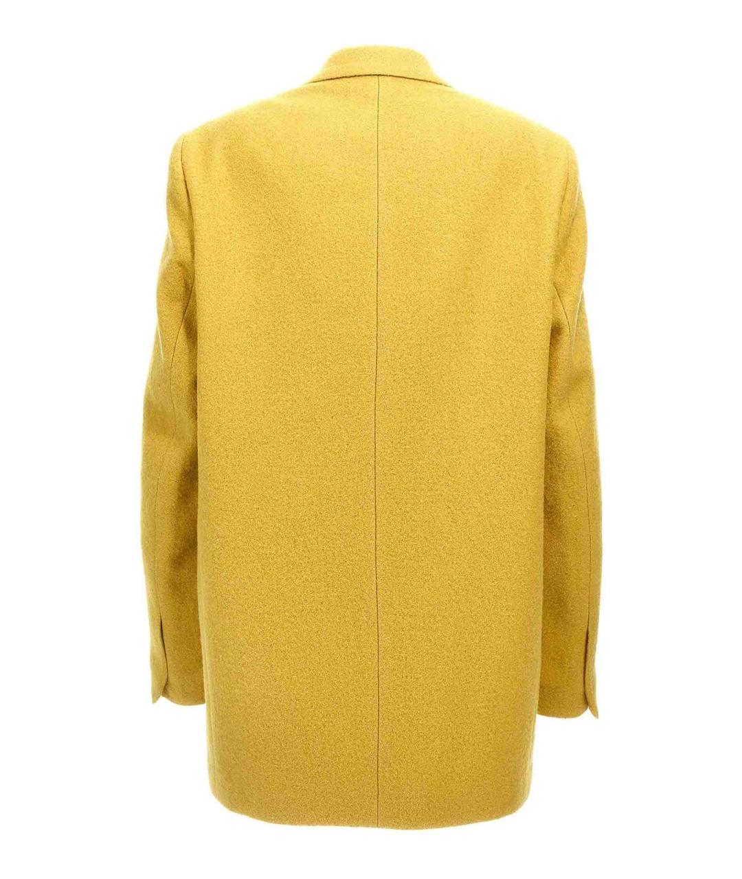 DRIES VAN NOTEN Желтый шерстяной жакет/пиджак, фото 2