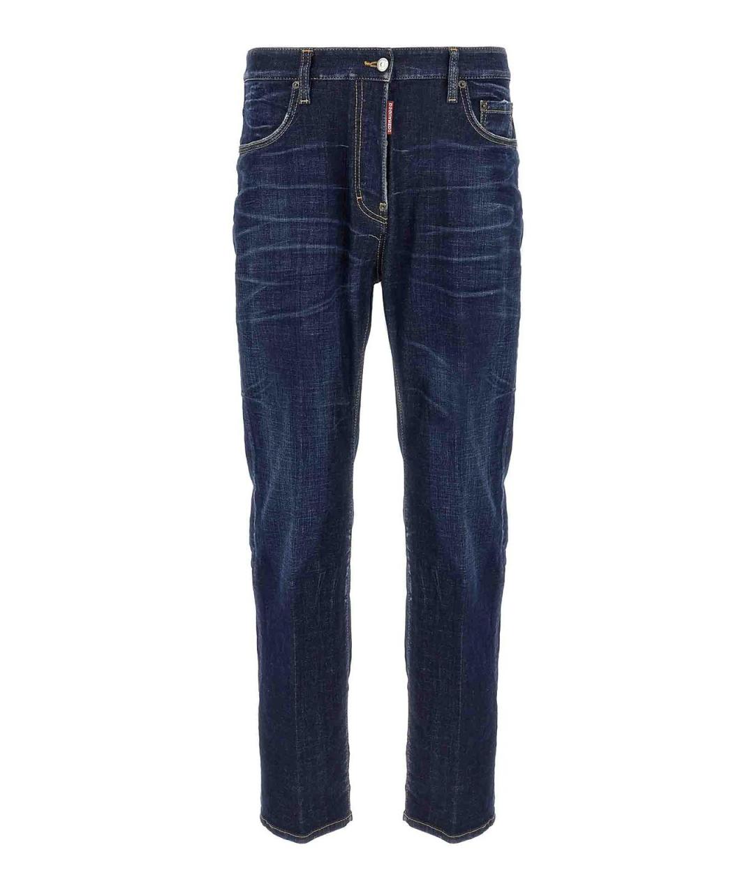 DSQUARED2 Синие хлопковые джинсы, фото 1