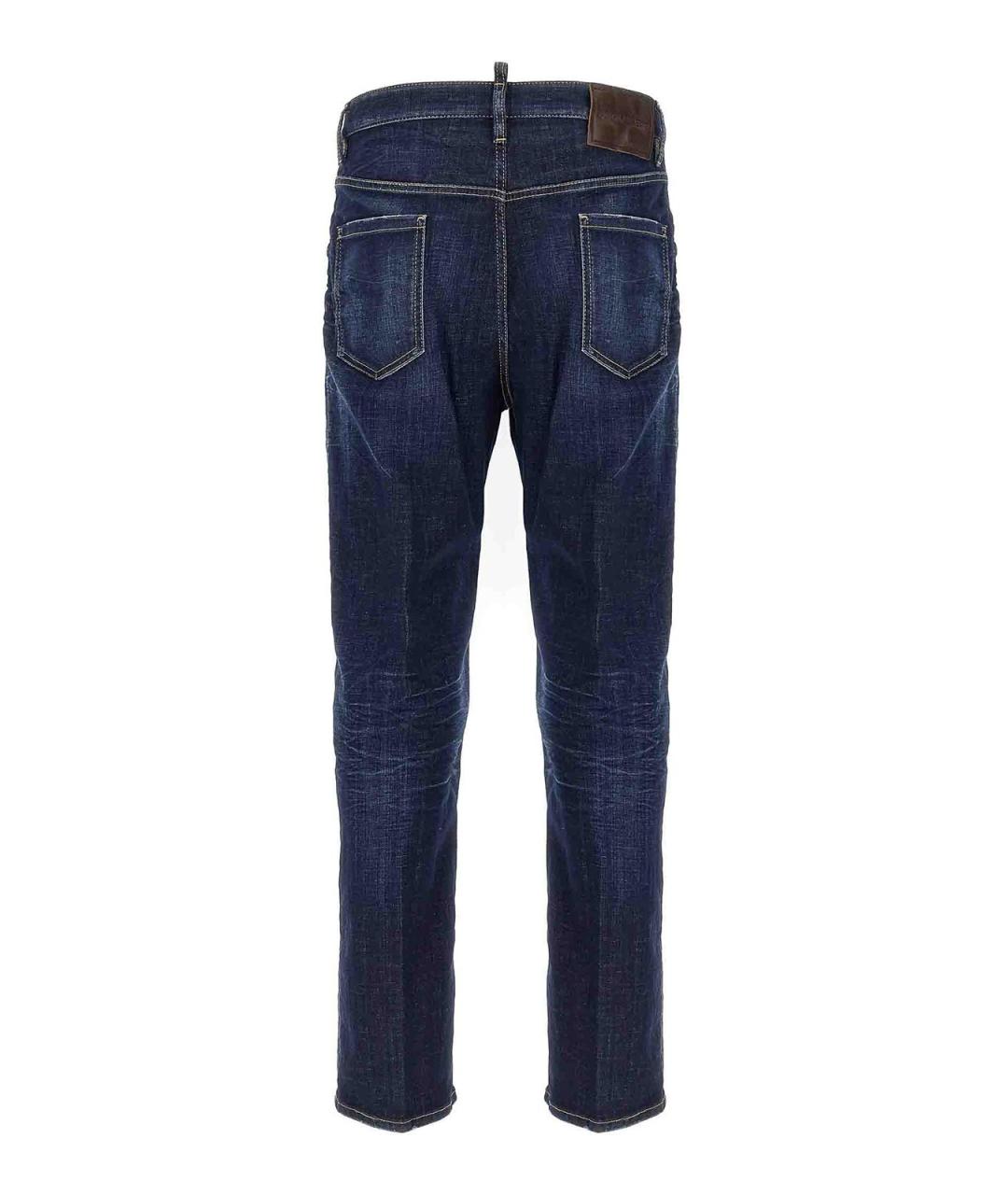 DSQUARED2 Синие хлопковые джинсы, фото 2