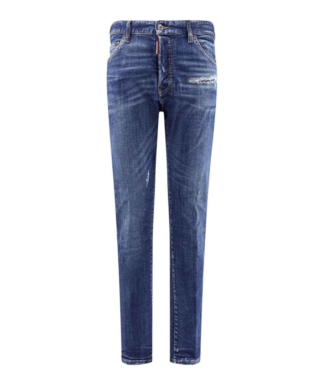 DSQUARED2 Синие хлопковые джинсы, фото 1
