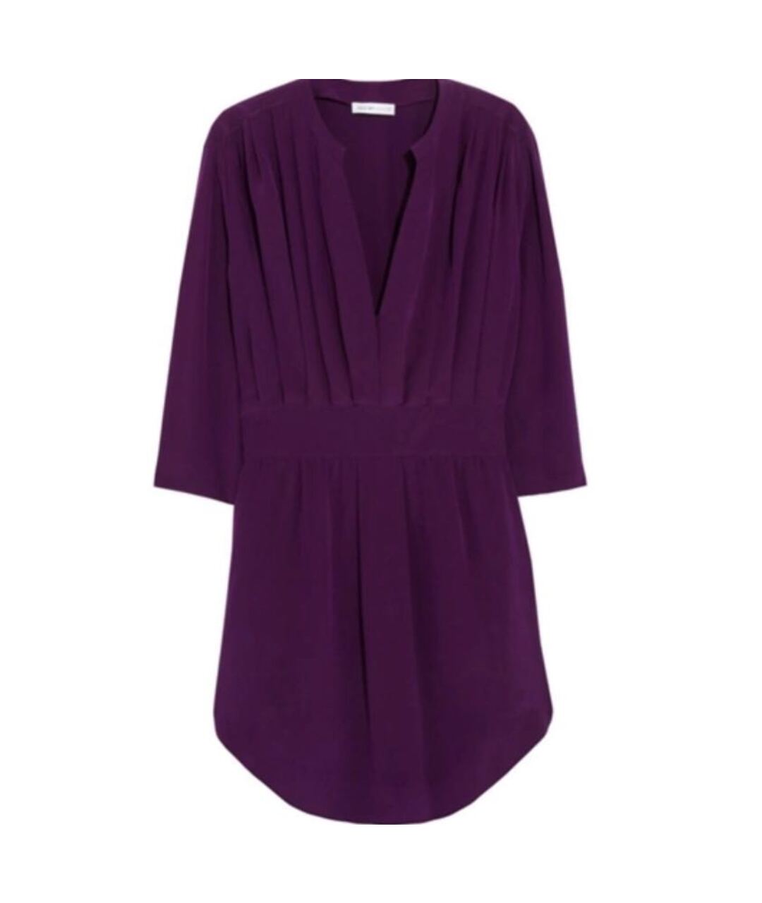 SEE BY CHLOE Фиолетовое шелковое повседневное платье, фото 1