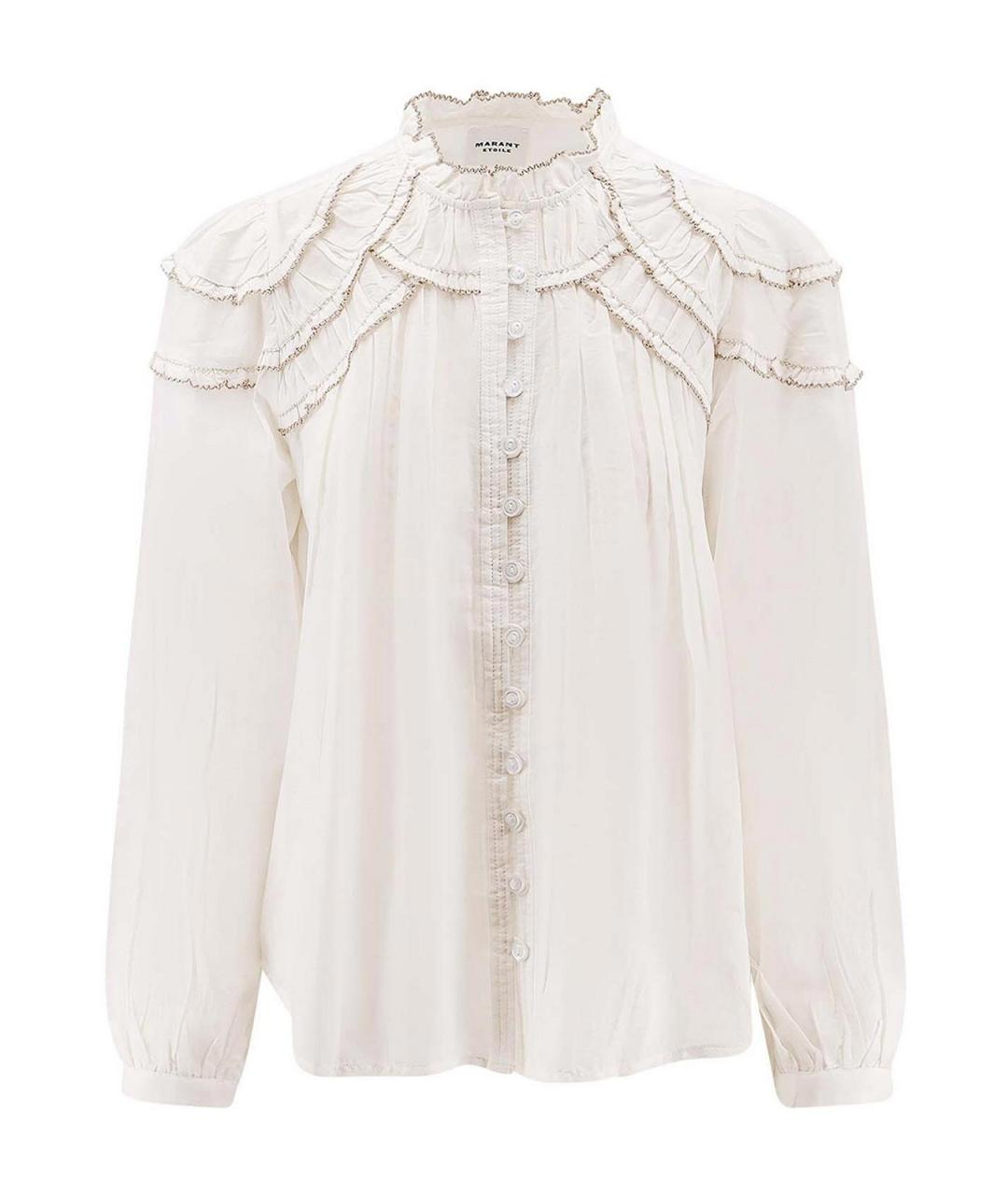 ISABEL MARANT Белая хлопковая рубашка, фото 1