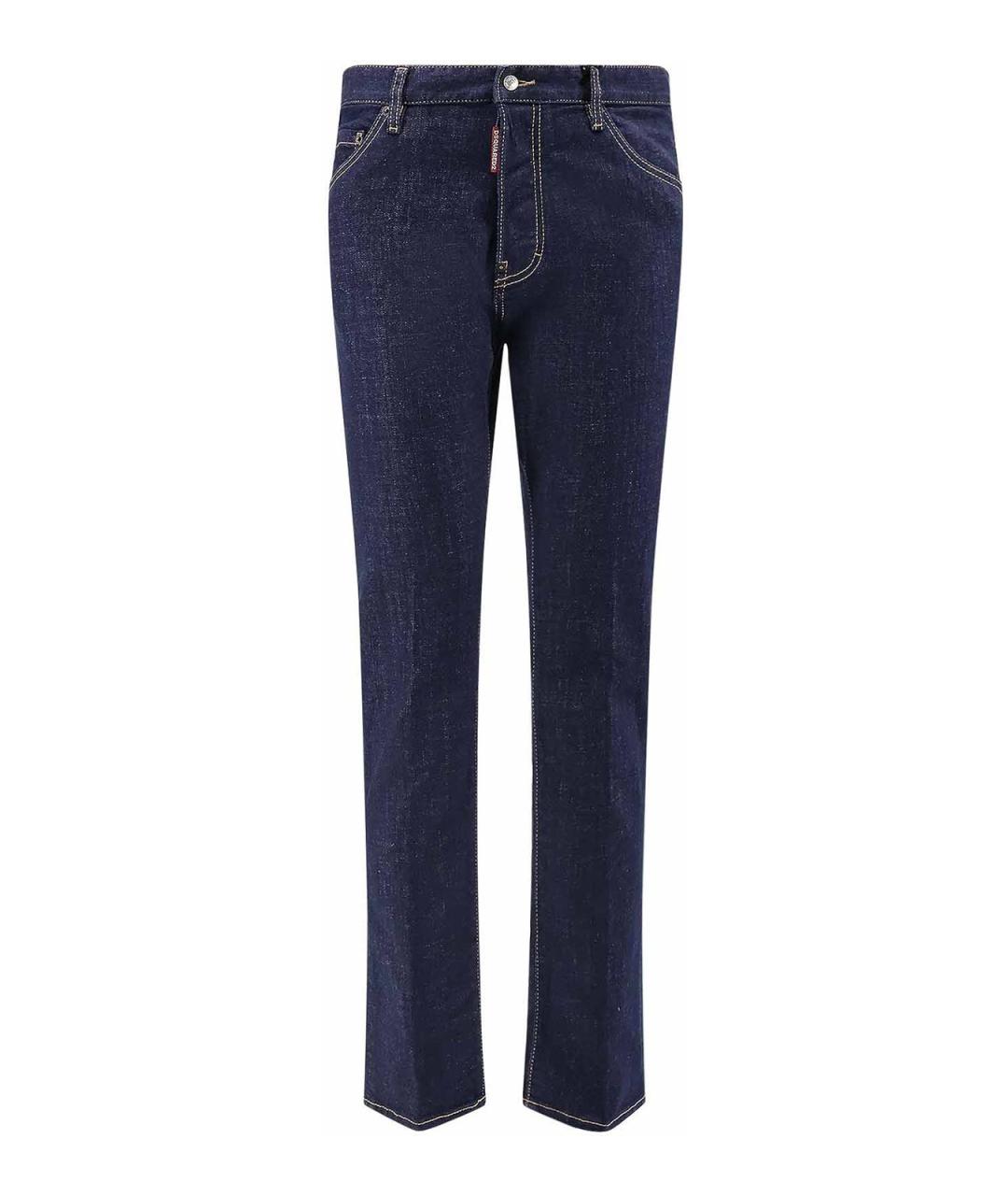 DSQUARED2 Синие хлопковые джинсы скинни, фото 1