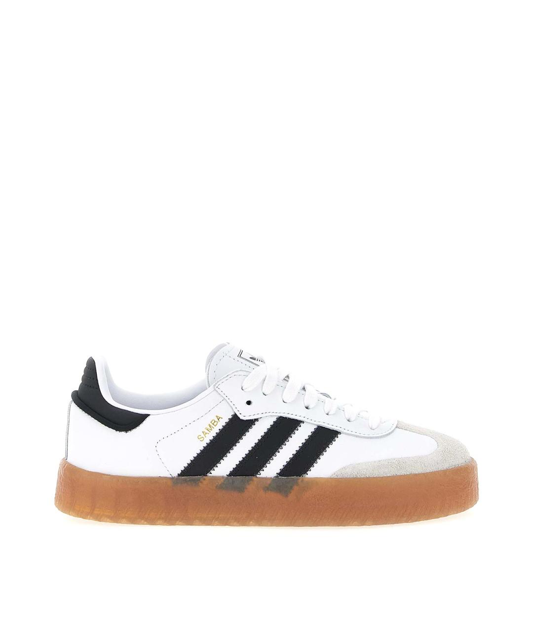 ADIDAS Белые замшевые кроссовки, фото 1