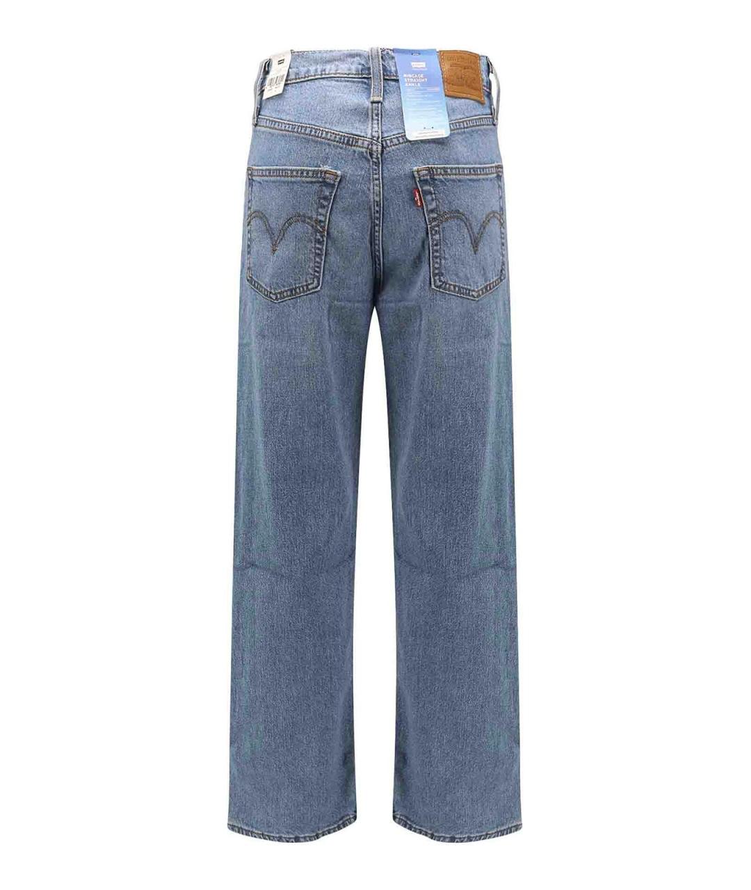 LEVI'S Синие хлопковые джинсы клеш, фото 2