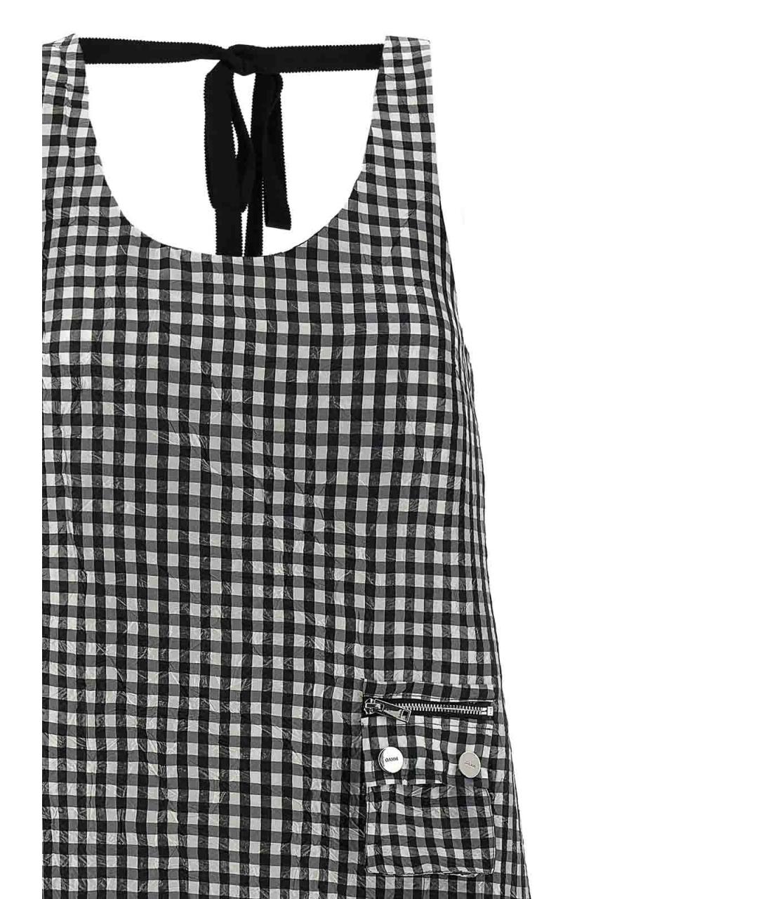 GANNI Мульти полиэстеровое платье, фото 3