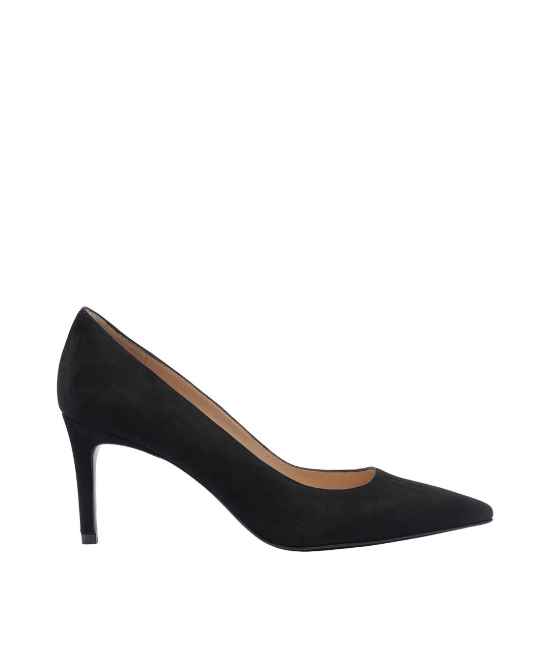 STUART WEITZMAN Черные замшевые туфли, фото 1