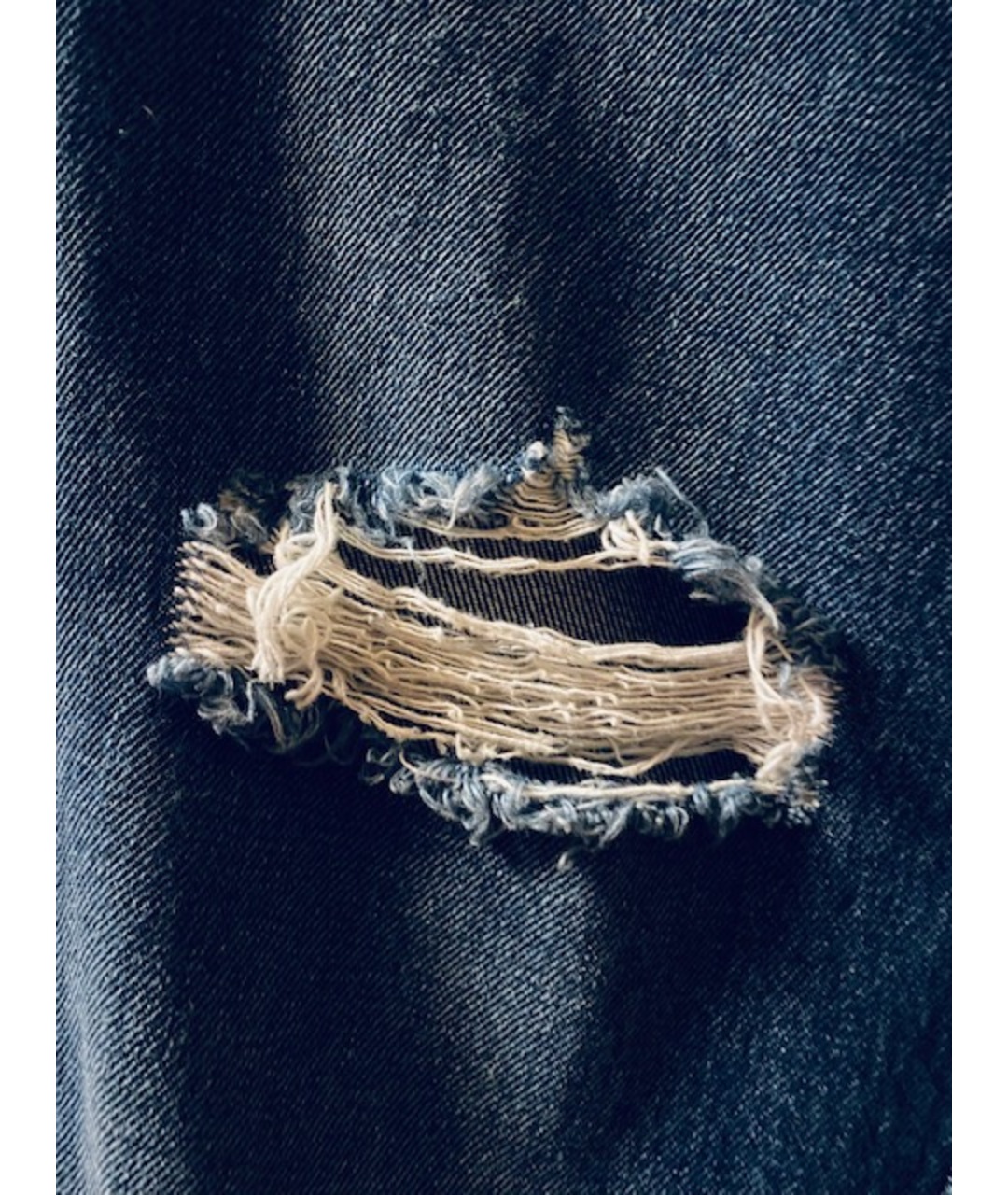 ERMANNO SCERVINO Синие хлопко-эластановые прямые джинсы, фото 3