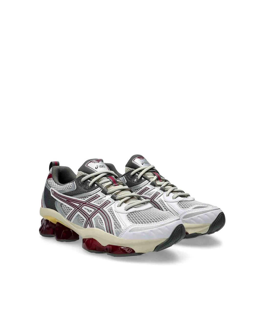 ASICS Бордовые кожаные низкие кроссовки / кеды, фото 5
