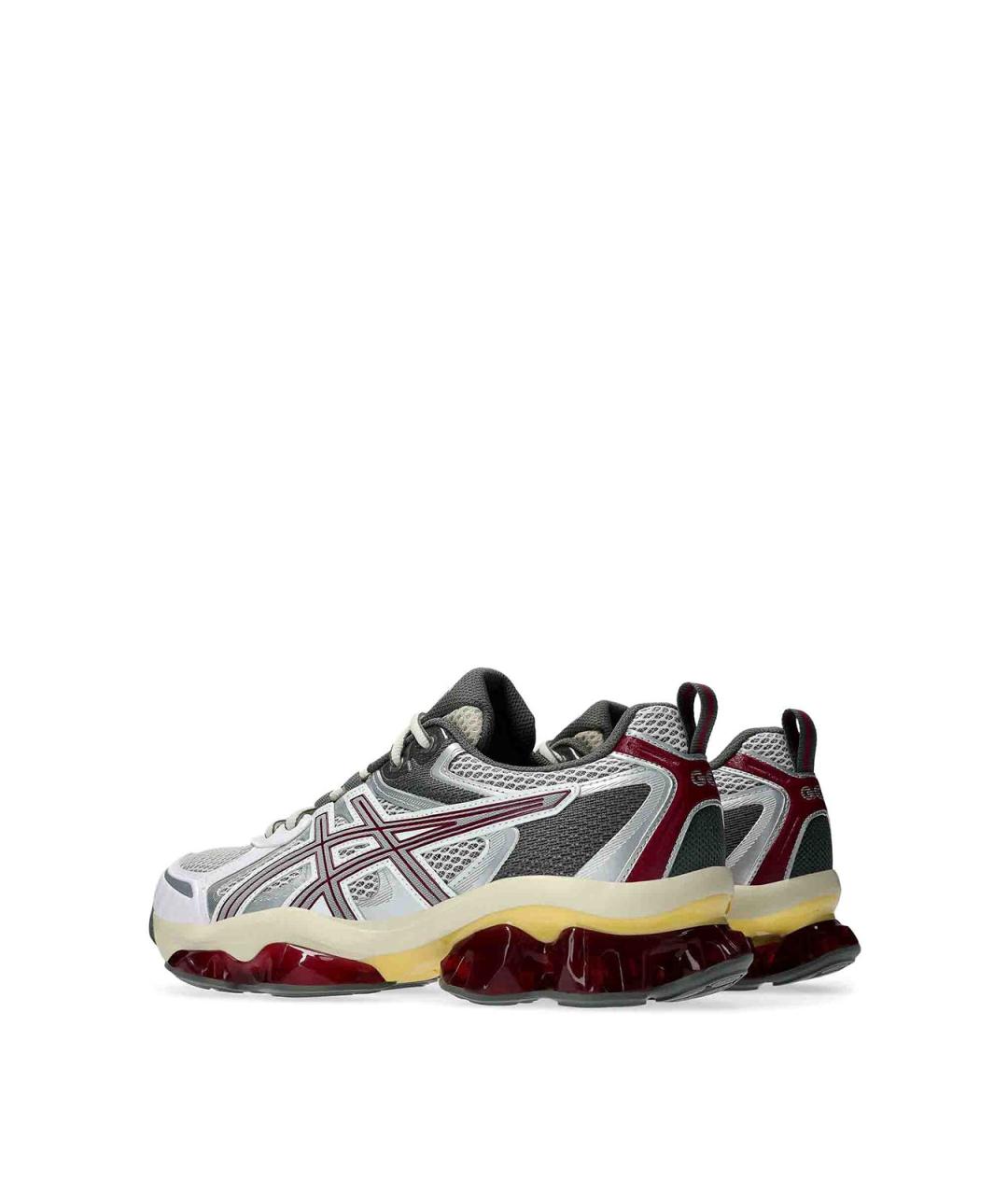 ASICS Бордовые кожаные низкие кроссовки / кеды, фото 4