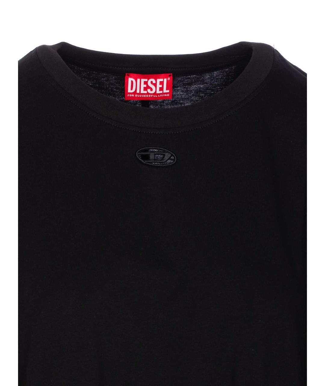 DIESEL Черное повседневное платье, фото 4