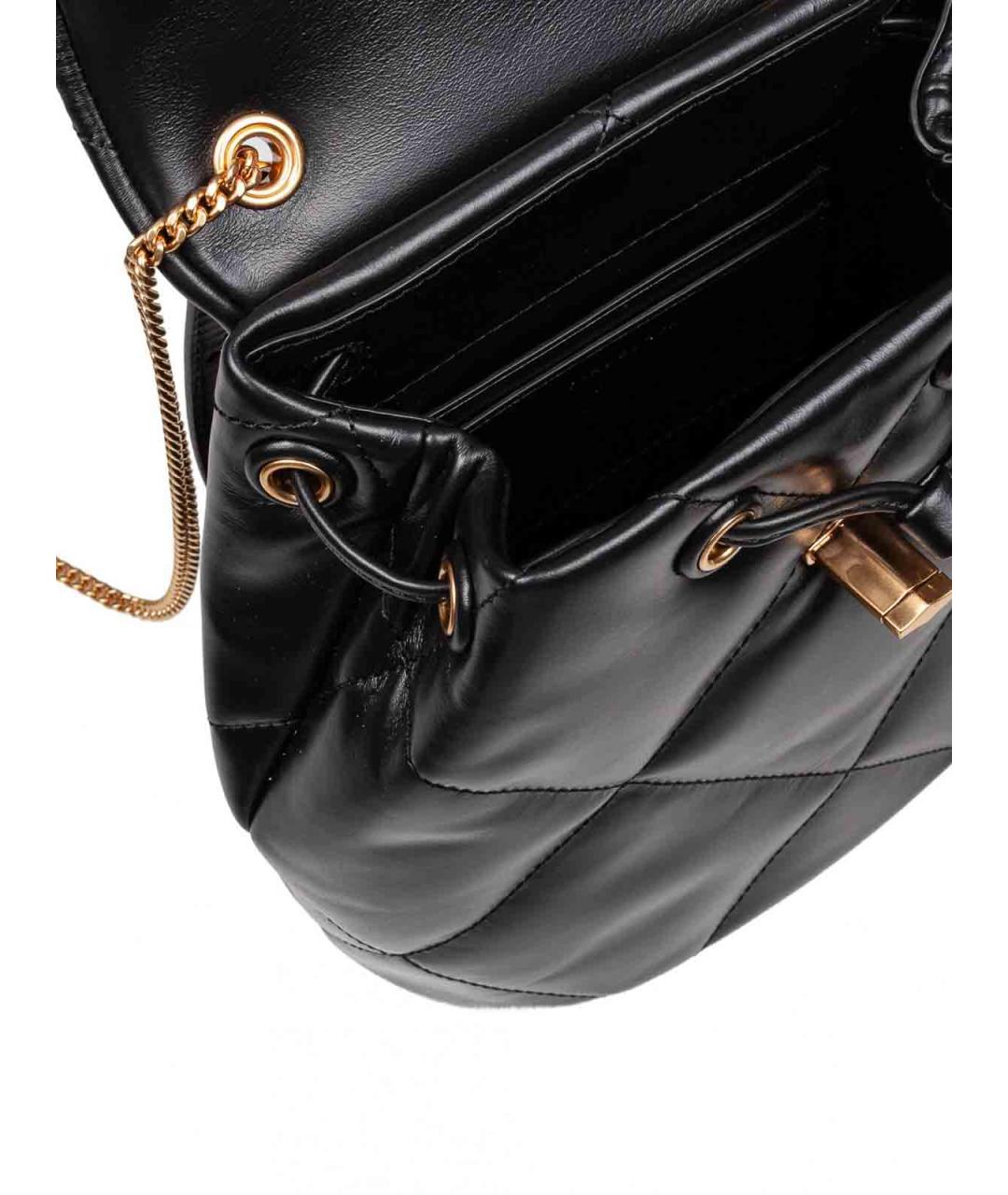 TORY BURCH Черный кожаный рюкзак, фото 4