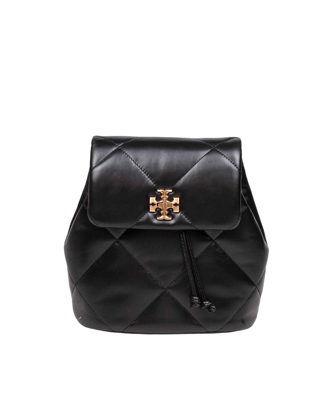 TORY BURCH Черный кожаный рюкзак, фото 1