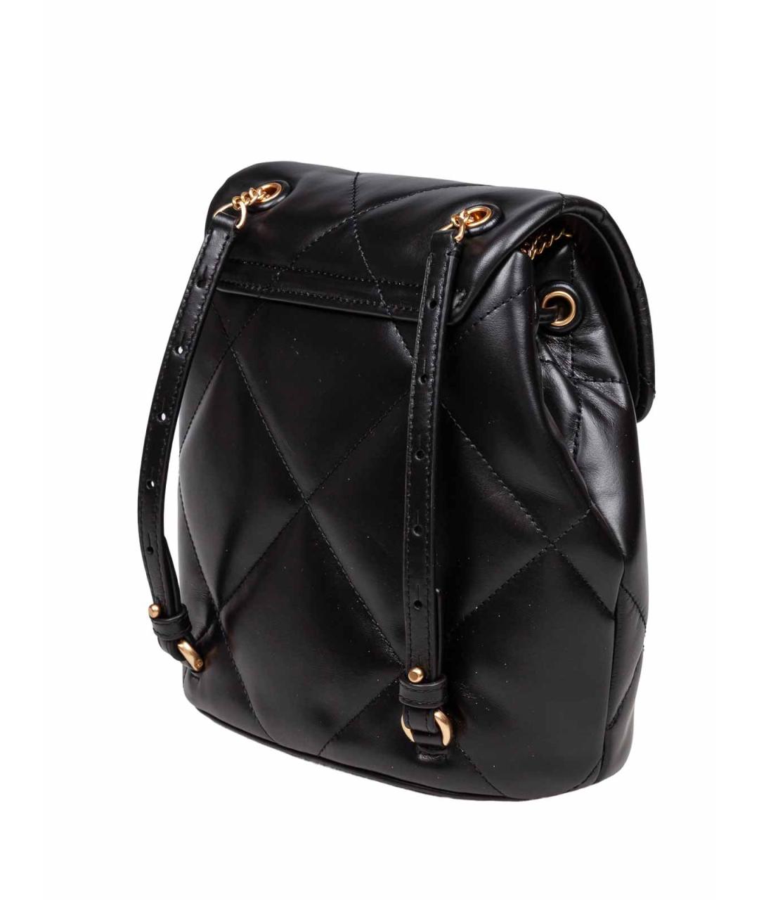 TORY BURCH Черный кожаный рюкзак, фото 3