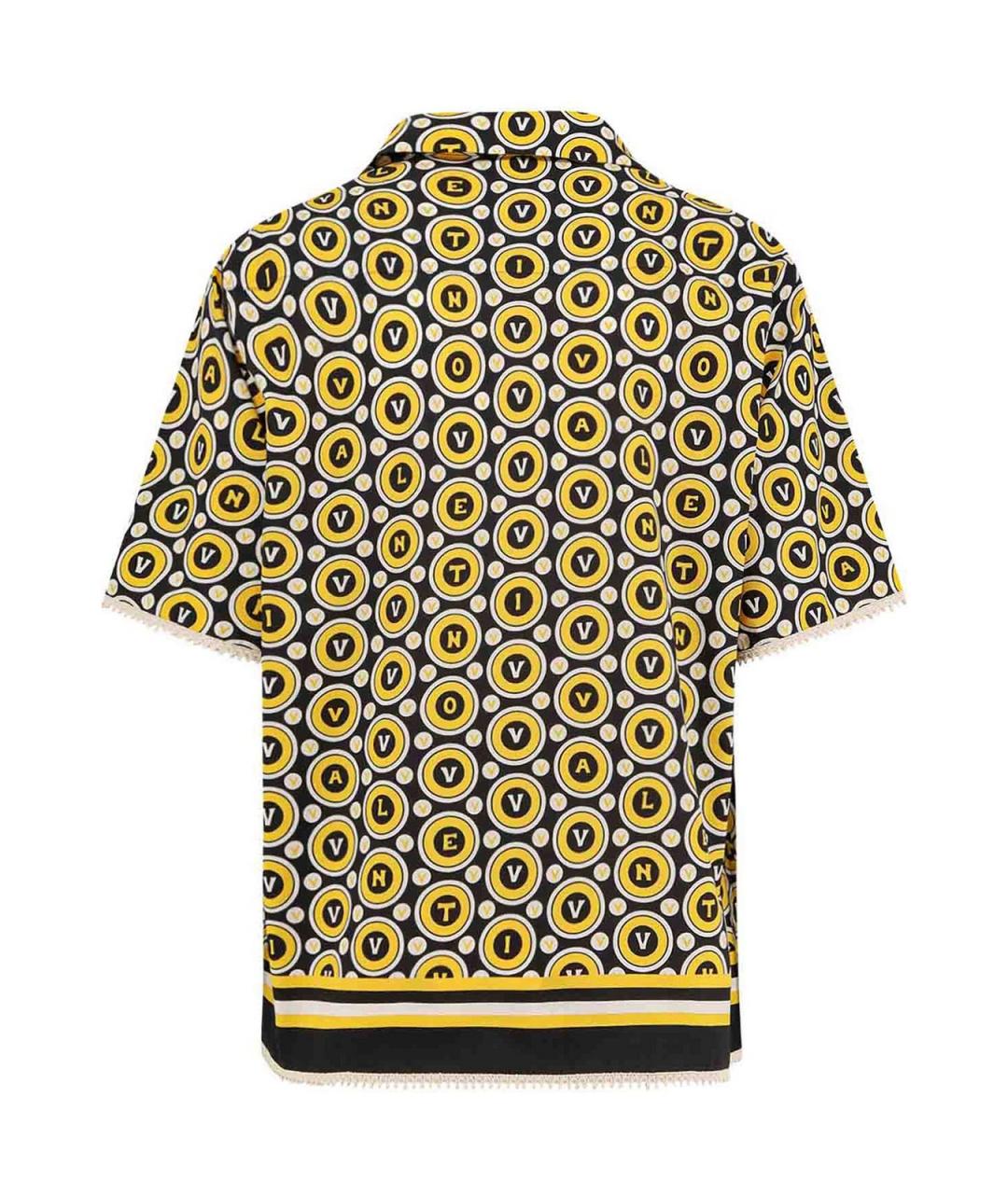 VALENTINO Черная хлопковая классическая рубашка, фото 2