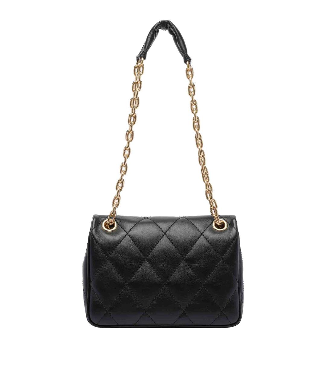 BURBERRY Черная кожаная сумка через плечо, фото 3
