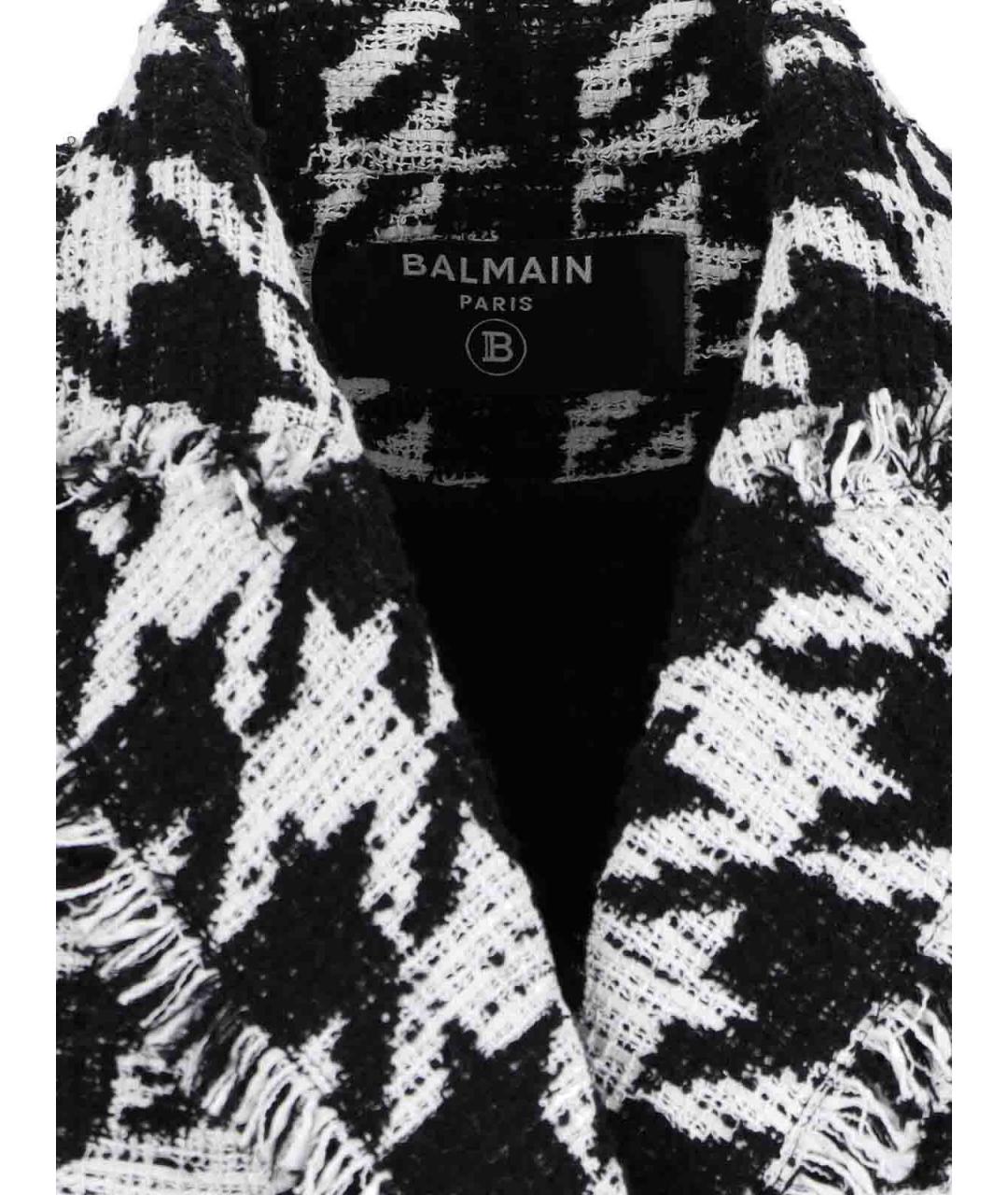 BALMAIN Белый хлопковый жакет/пиджак, фото 3