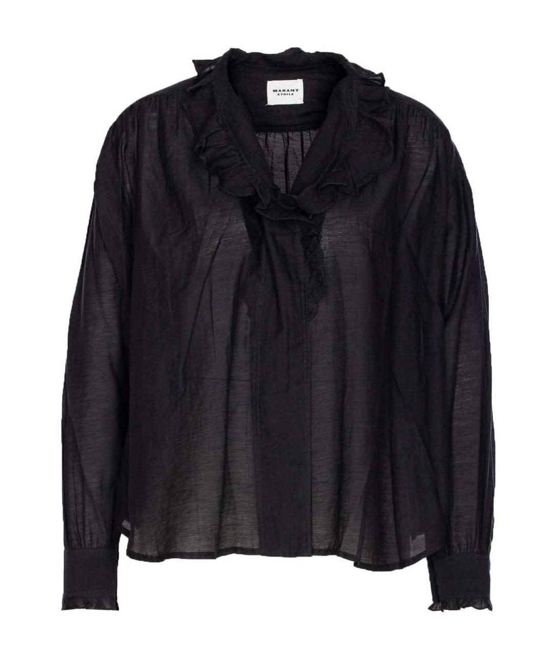 ISABEL MARANT Черная хлопковая рубашка, фото 1