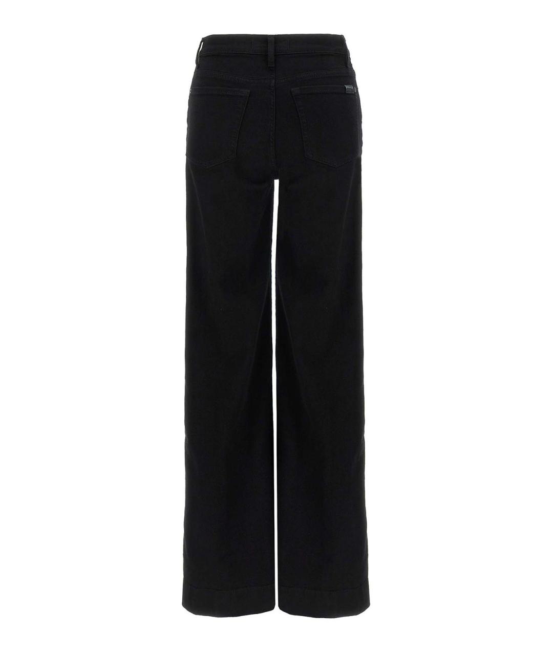 7 FOR ALL MANKIND Черные джинсы клеш, фото 2