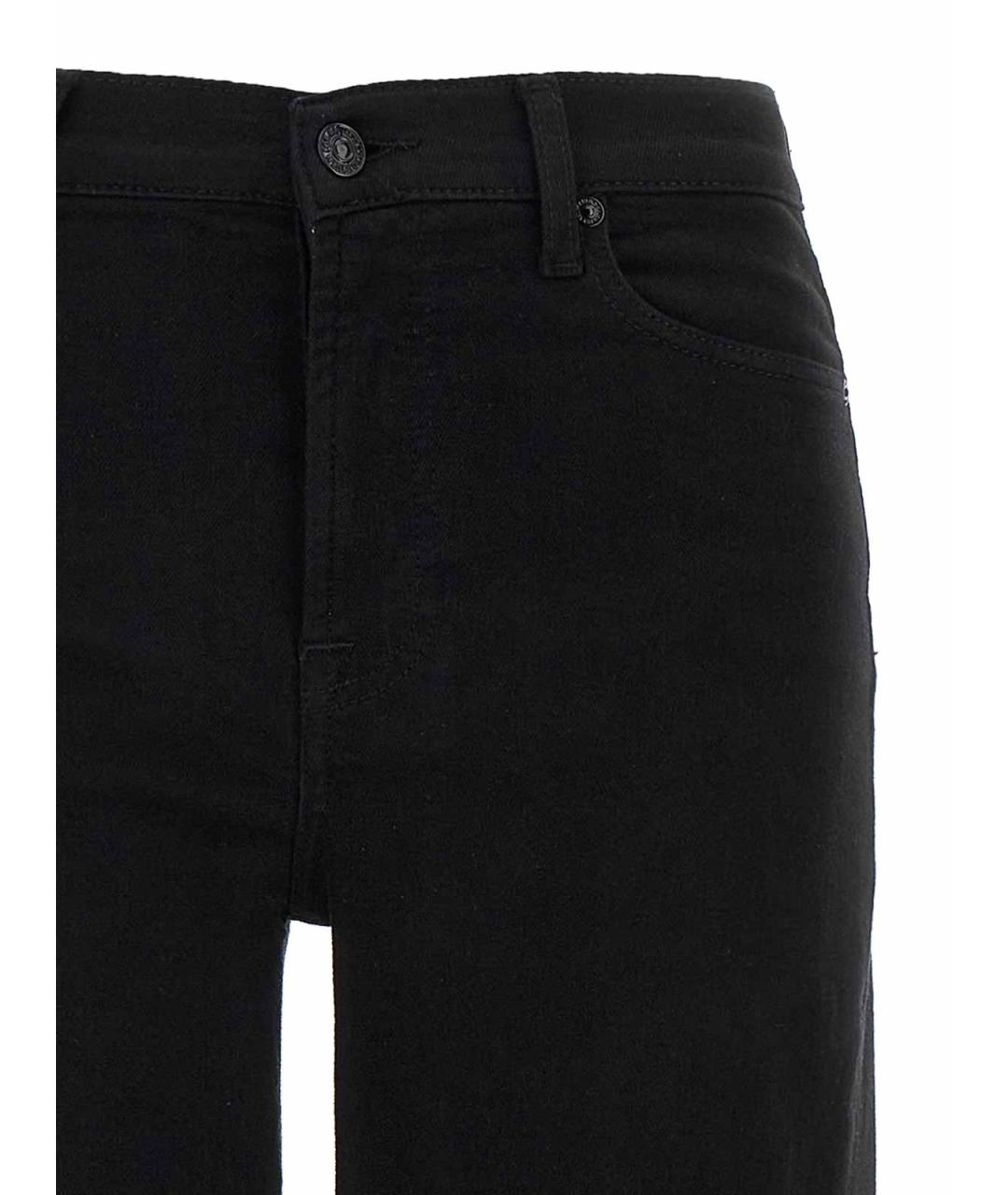 7 FOR ALL MANKIND Черные джинсы клеш, фото 3
