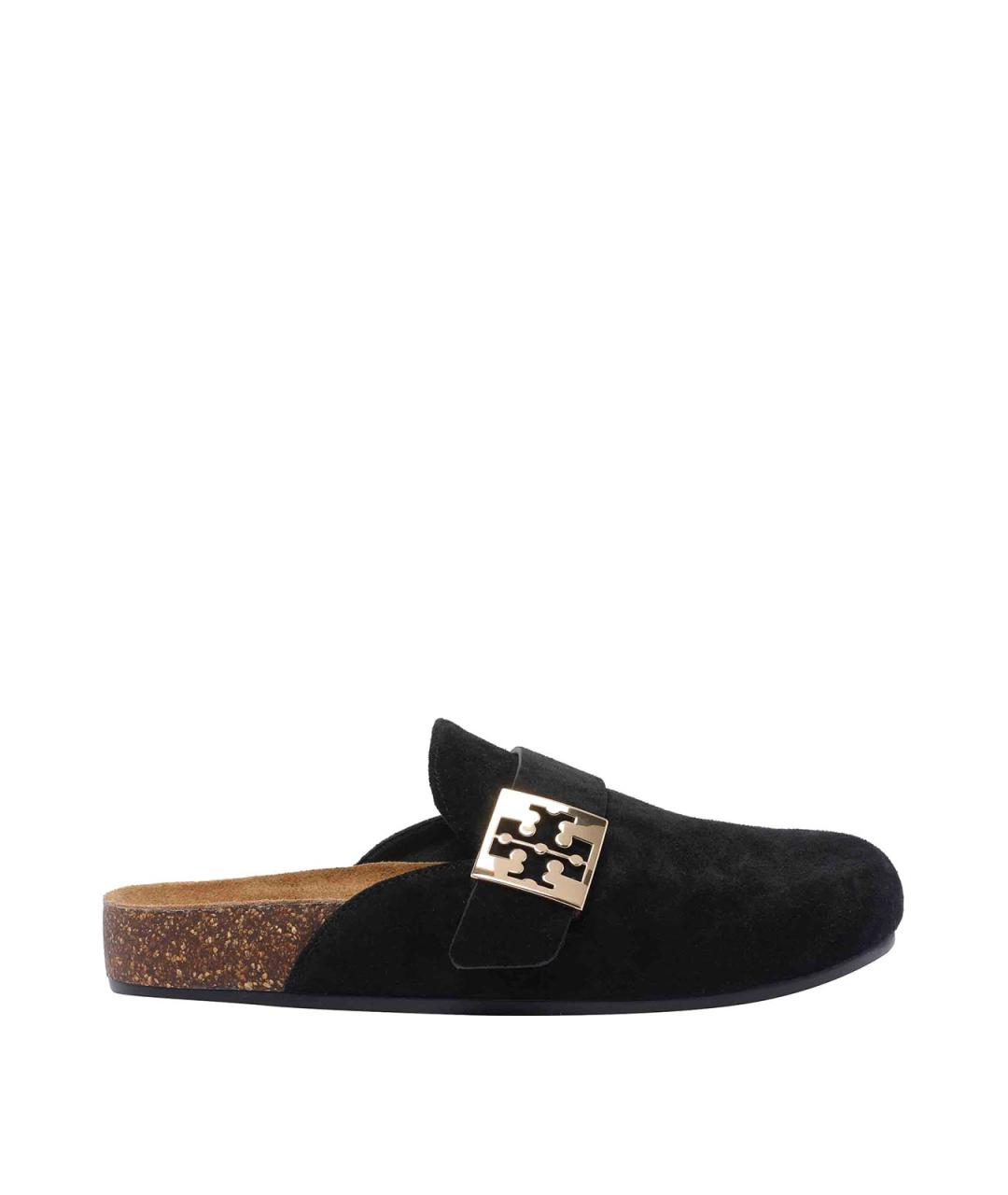 TORY BURCH Черные замшевые мюли, фото 1