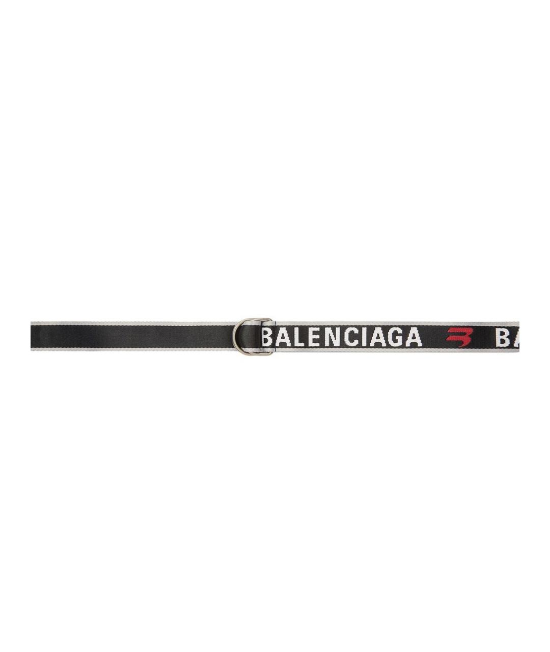 BALENCIAGA Черный ремень, фото 2